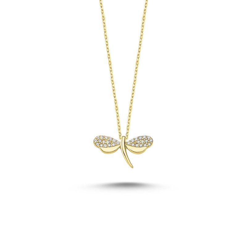 Dragonfly%20CZ%20Necklace-Gold%20Plated