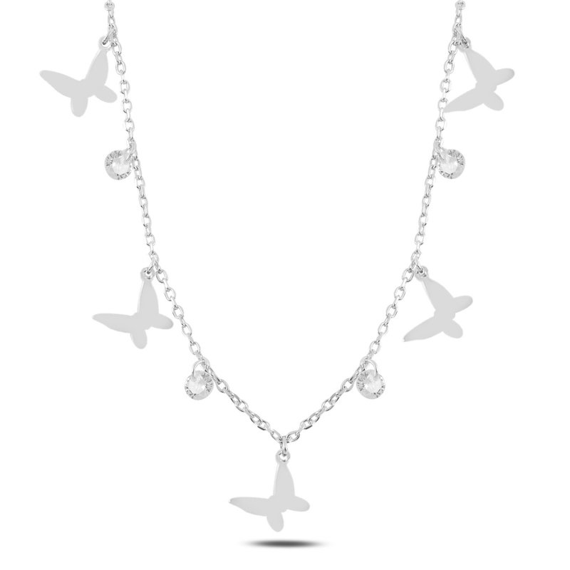 Dangle%20Butterfly%20&%20CZ%20Charm%20Necklace