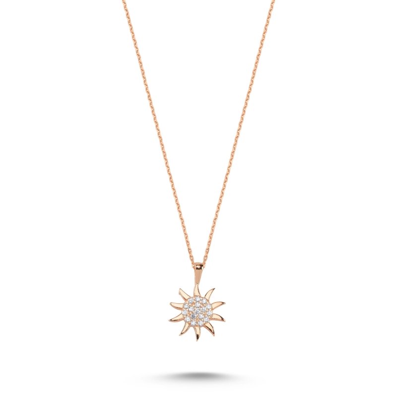 Sun%20CZ%20Necklace-Rose%20Gold%20Plated