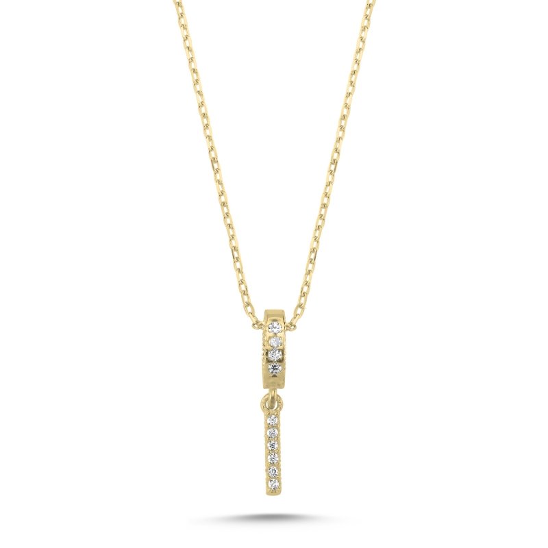 -I-%20Initial%20CZ%20Necklace-Gold%20Plated