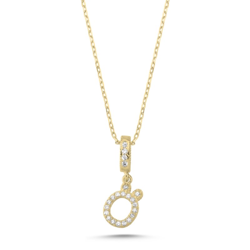 -Ö-%20Initial%20CZ%20Necklace-Gold%20Plated