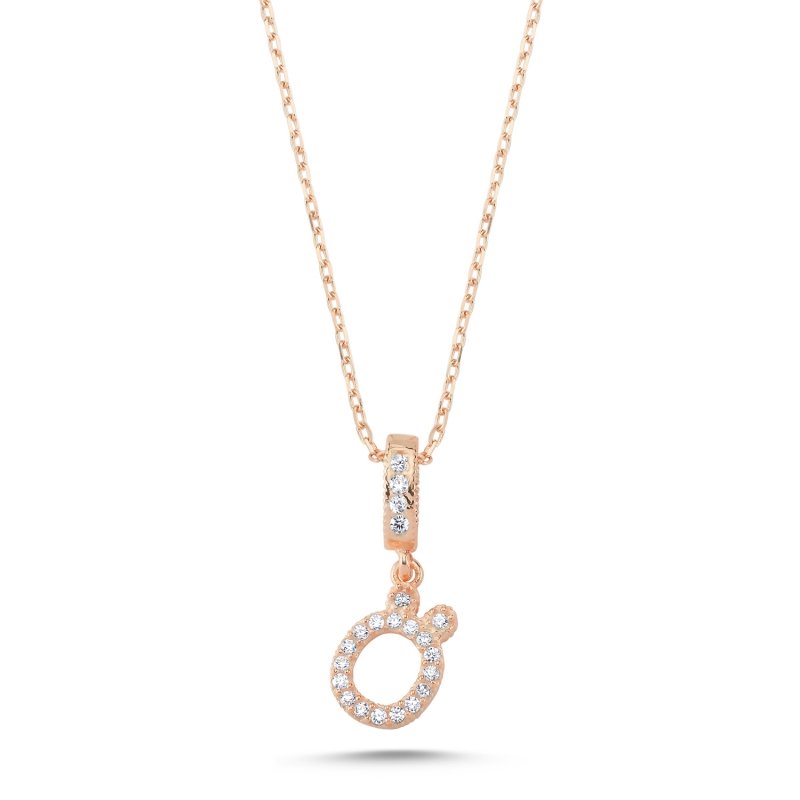 -Ö-%20Initial%20CZ%20Necklace-Rose%20Gold%20Plated