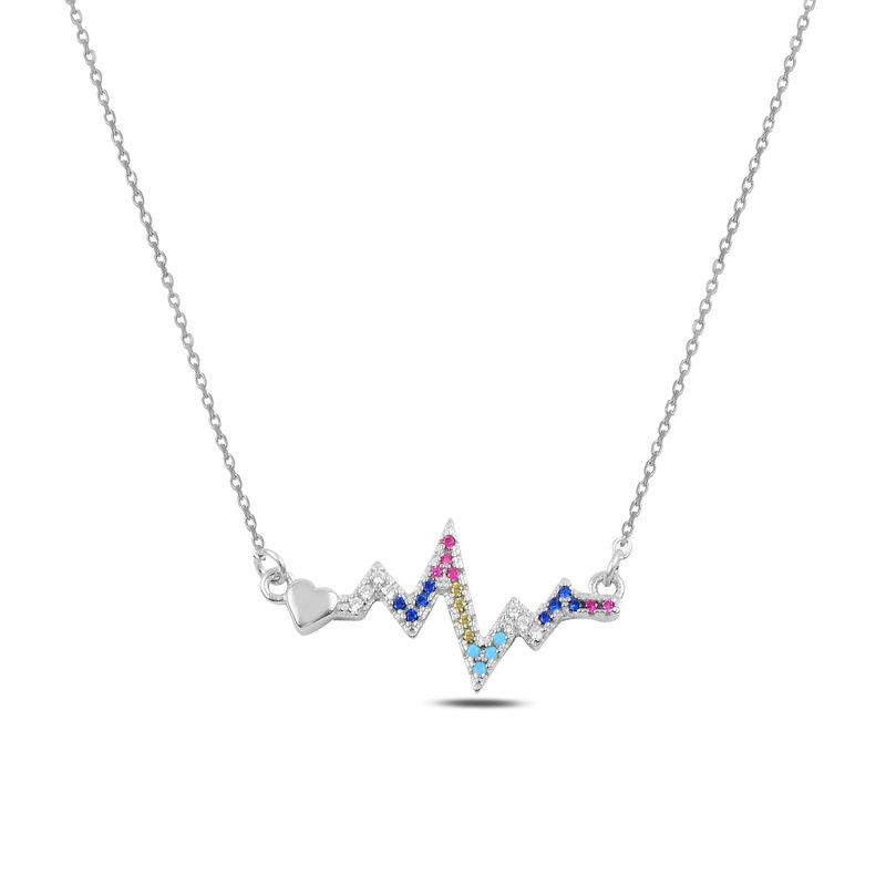 Heartbeat%20Multi%20Color%20CZ%20Necklace