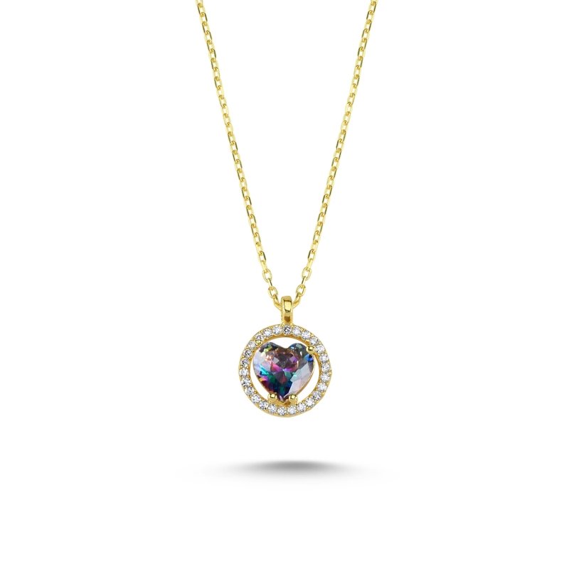 Halo%20Solitaire%20Heart%20Mystic%20Topaz%20CZ%20Necklace-Gold%20Plated