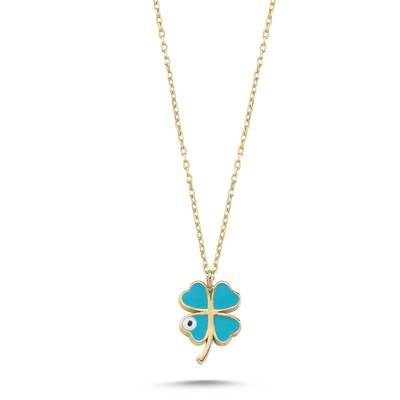 Clover%20Enamel%20Necklace-Gold%20Plated