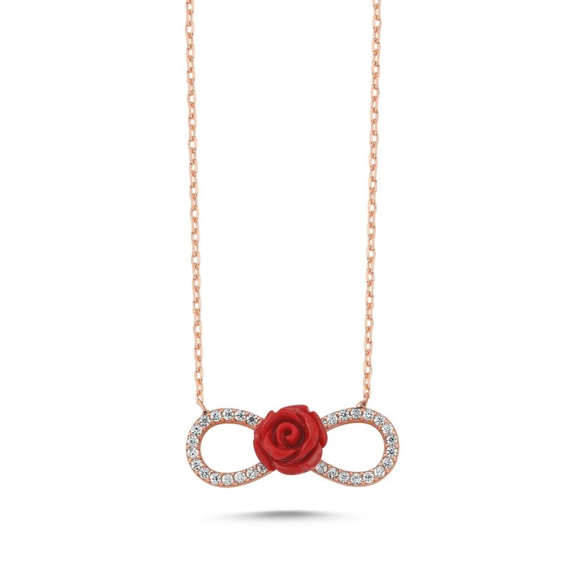 Infinity%20&%20Rose%20CZ%20Necklace-Rose%20Gold%20Plated