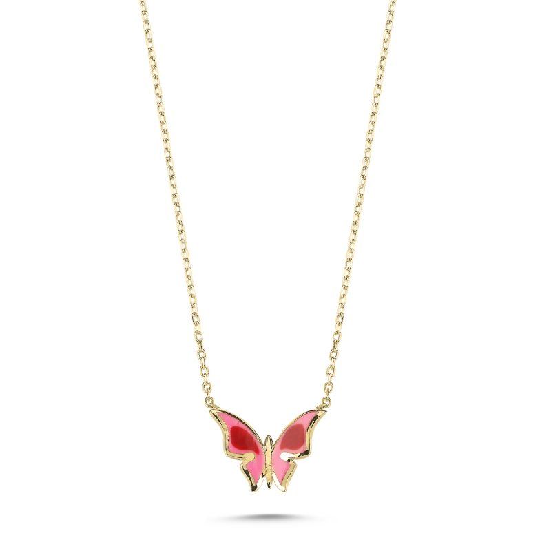 Butterfly%20Enamel%20Necklace-Gold%20Plated