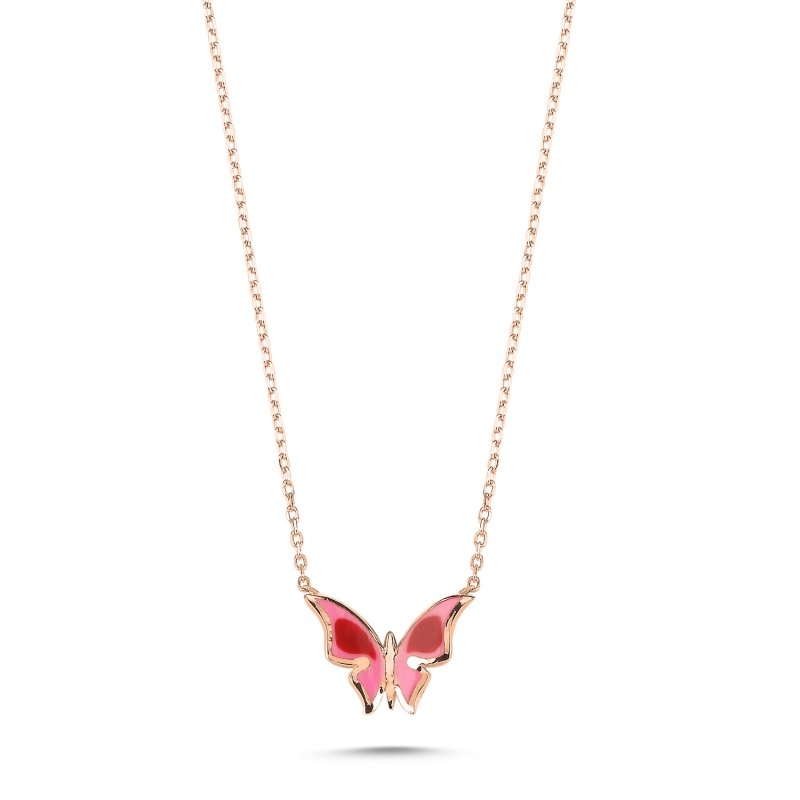 Butterfly%20Enamel%20Necklace-Rose%20Gold%20Plated