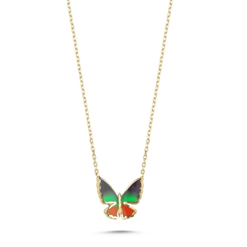 Butterfly%20Enamel%20Necklace-Gold%20Plated