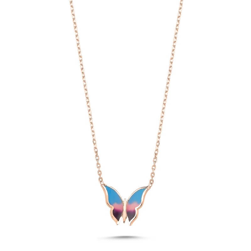 Butterfly%20Enamel%20Necklace-Rose%20Gold%20Plated