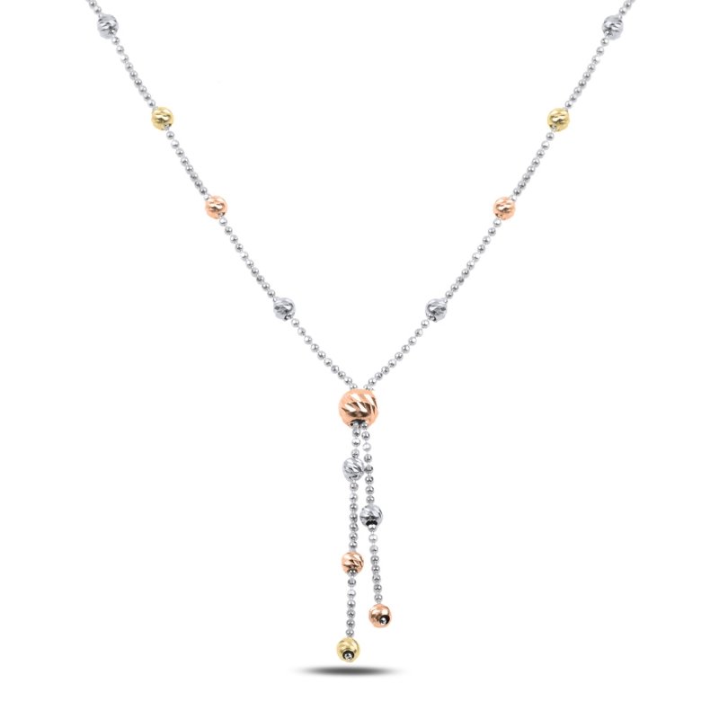 Diamond%20Cut%20Tricolor%20Ball%20Y%20Necklace