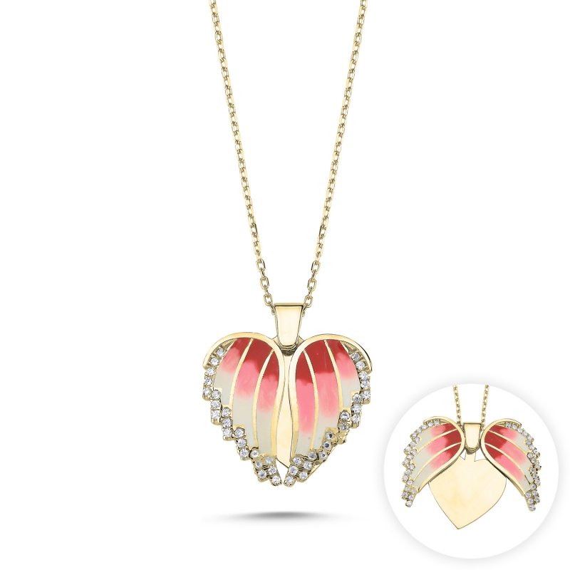 Wings%20&%20Heart%20Enamel,%20CZ%20Movable%20Necklace-Gold%20Plated