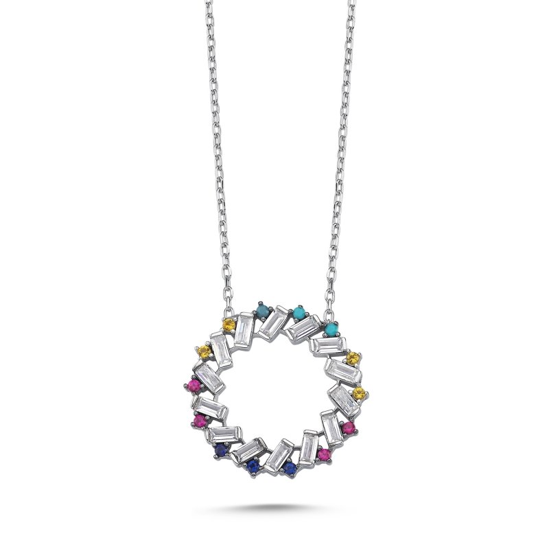 Baguette%20&%20Colorful%20CZ%20Necklace