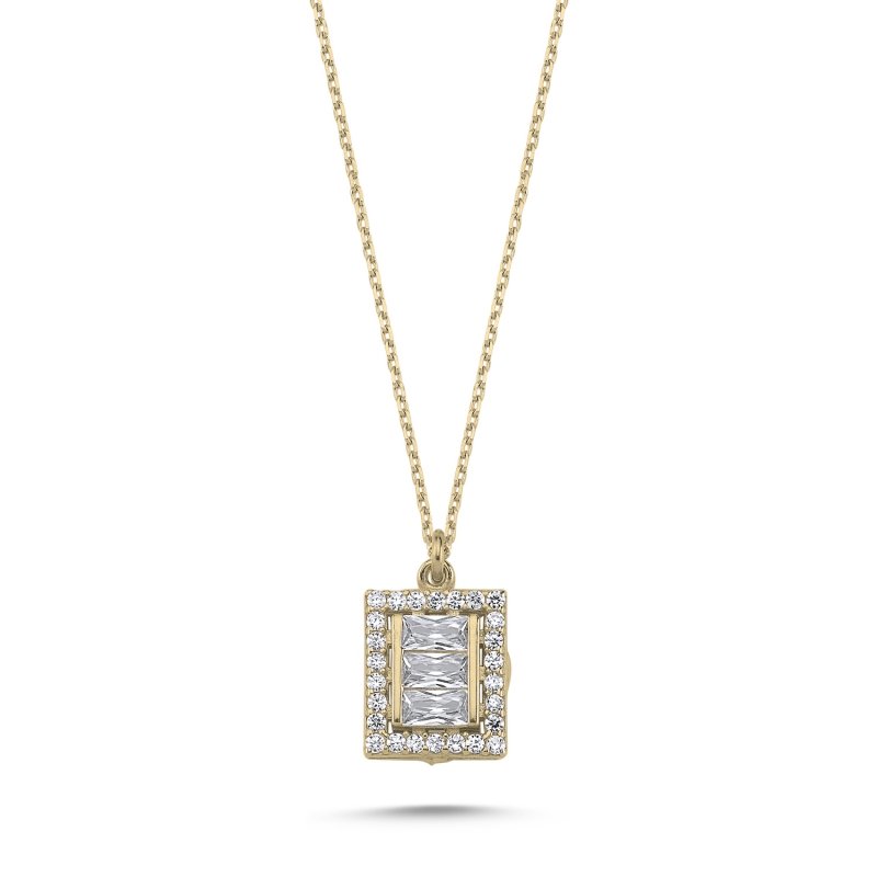 Baguette%20CZ%20Necklace-Gold%20Plated