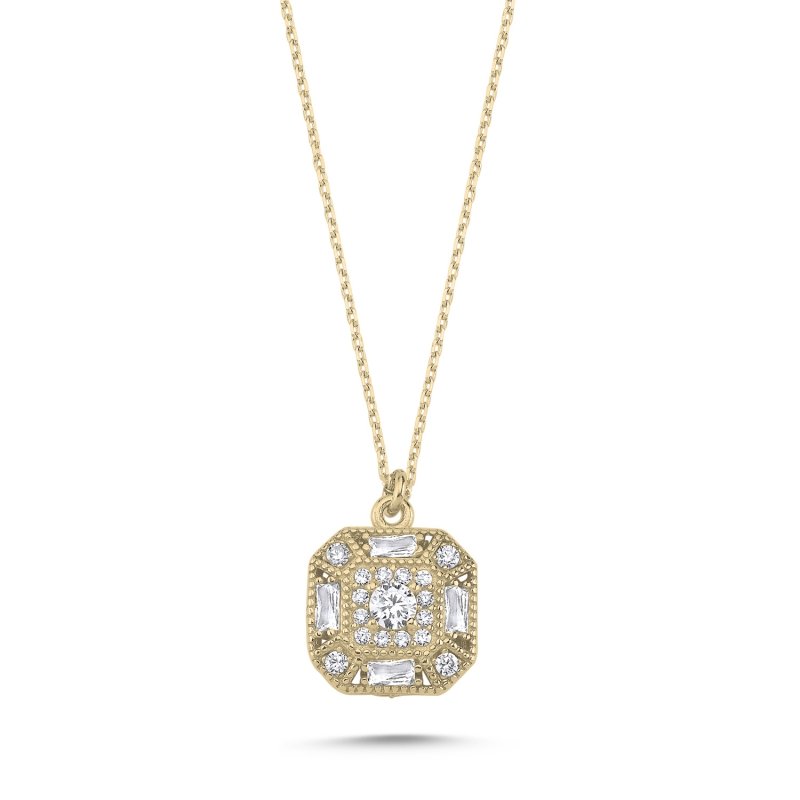 Baguette%20CZ%20Necklace-Gold%20Plated