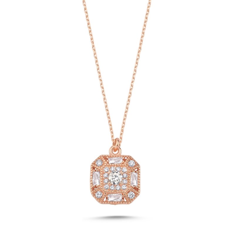 Baguette%20CZ%20Necklace-Rose%20Gold%20Plated