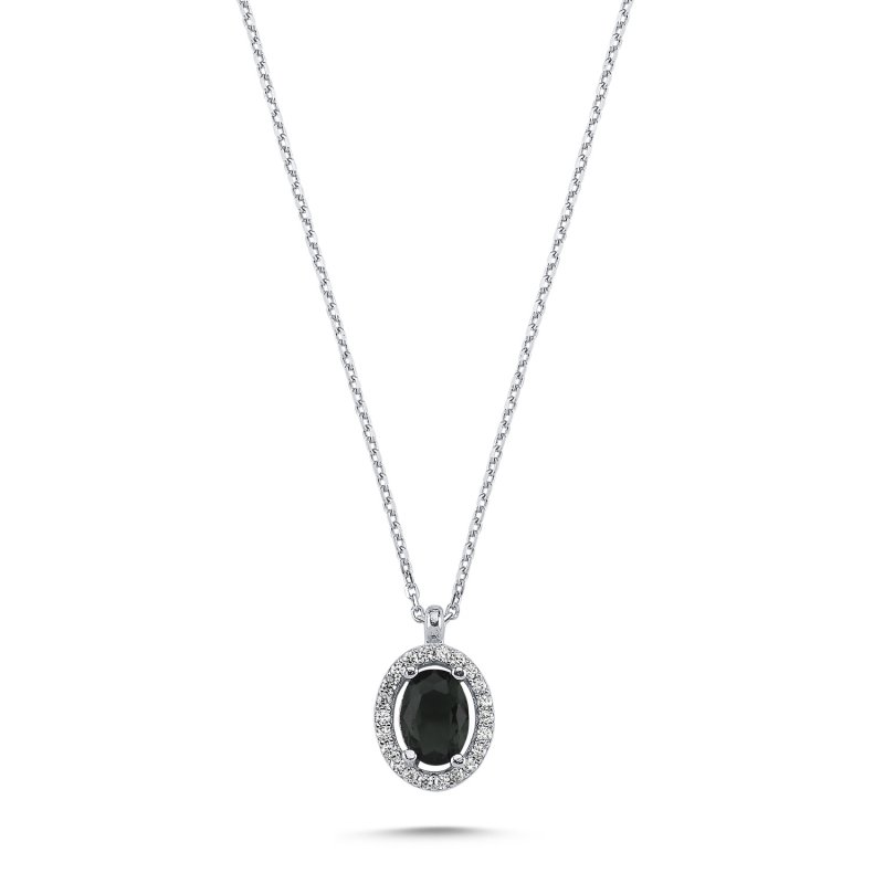 Oval%20Black%20CZ%20Halo%20Solitaire%20Necklace