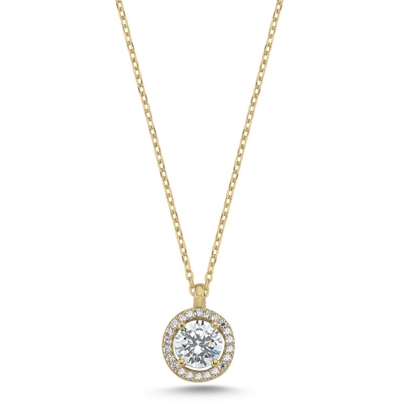 Halo%20Solitaire%20CZ%20Necklace-Gold%20Plated