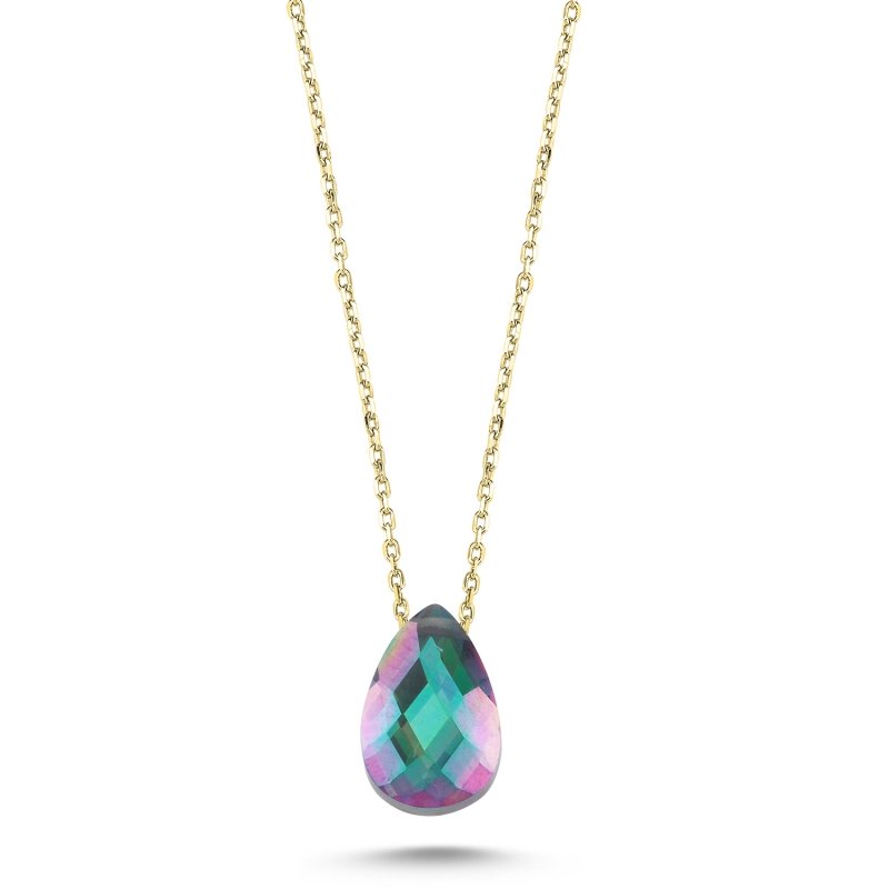 Teardrop%20Crystal%20Necklace-Gold%20Plated