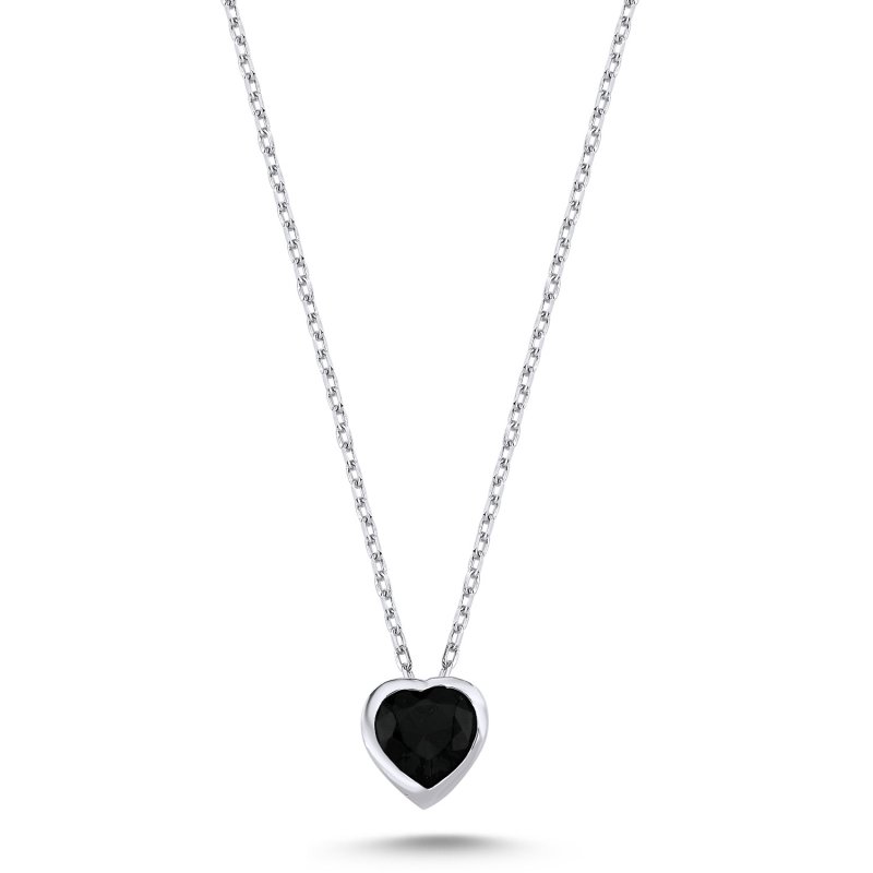 Solitaire%20Heart%20Black%20CZ%20Necklace