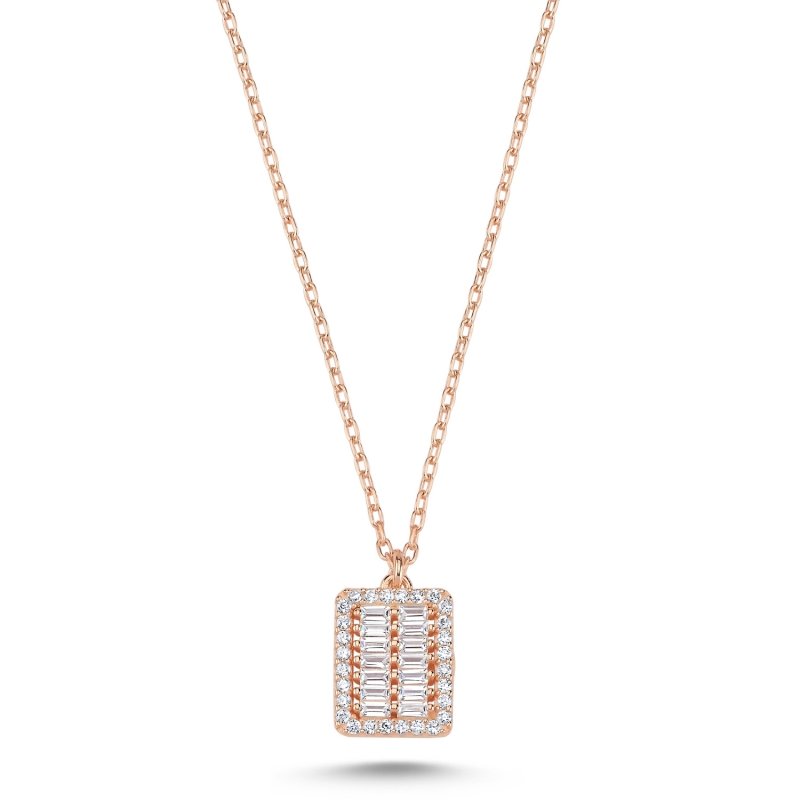 Baguette%20CZ%20Necklace-Rose%20Gold%20Plated