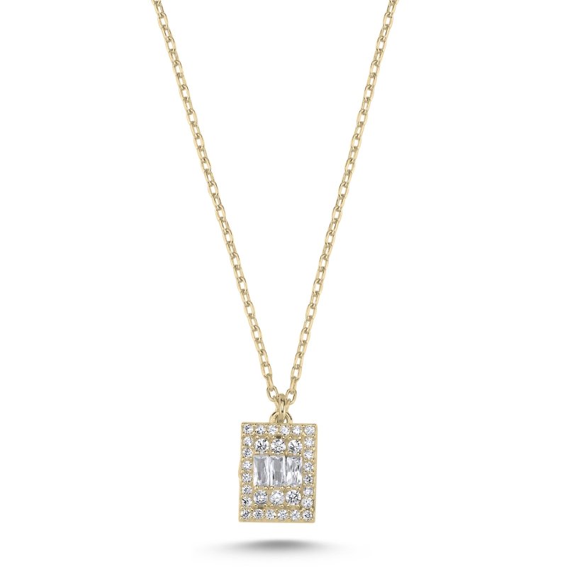 Baguette%20CZ%20Necklace-Gold%20Plated