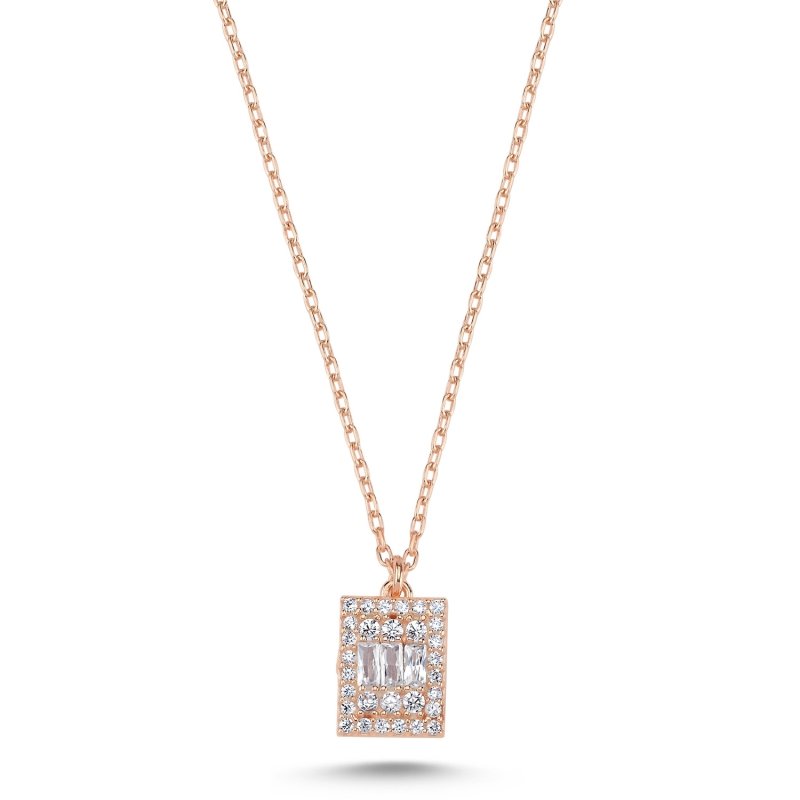 Baguette%20CZ%20Necklace-Rose%20Gold%20Plated