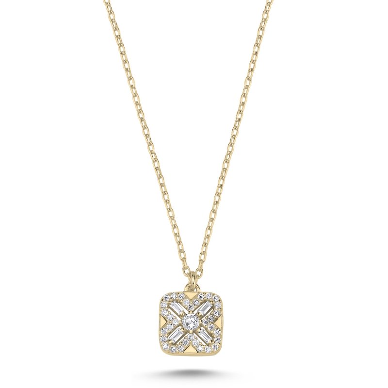 Baguette%20CZ%20Necklace-Gold%20Plated