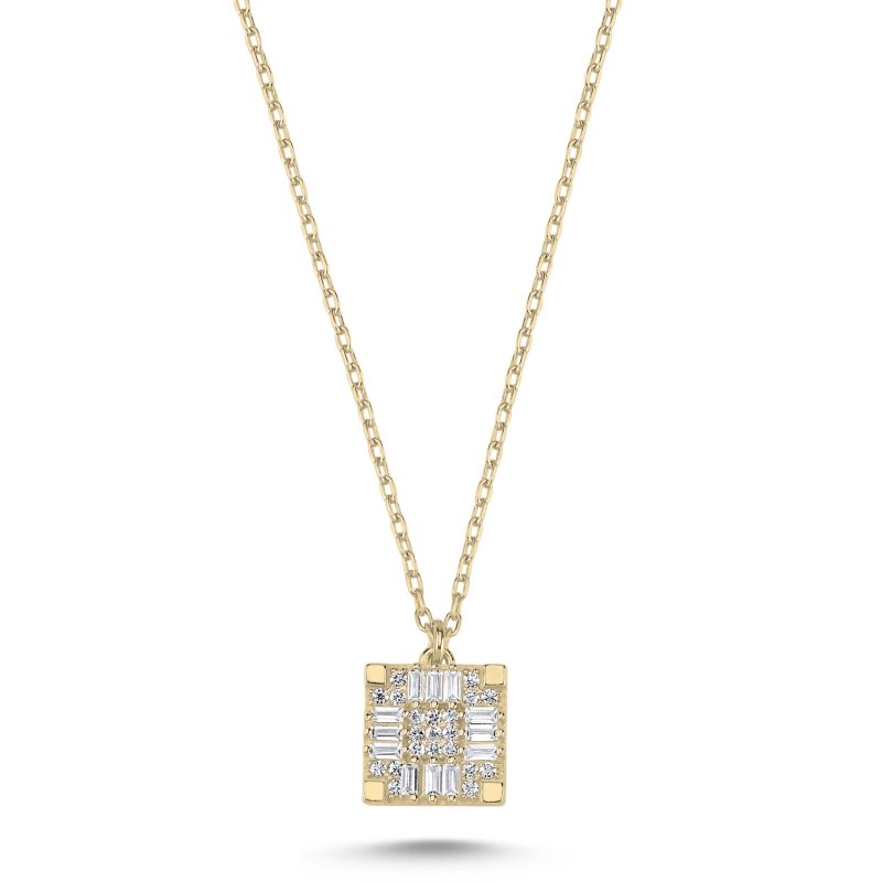 Baguette%20CZ%20Necklace-Gold%20Plated