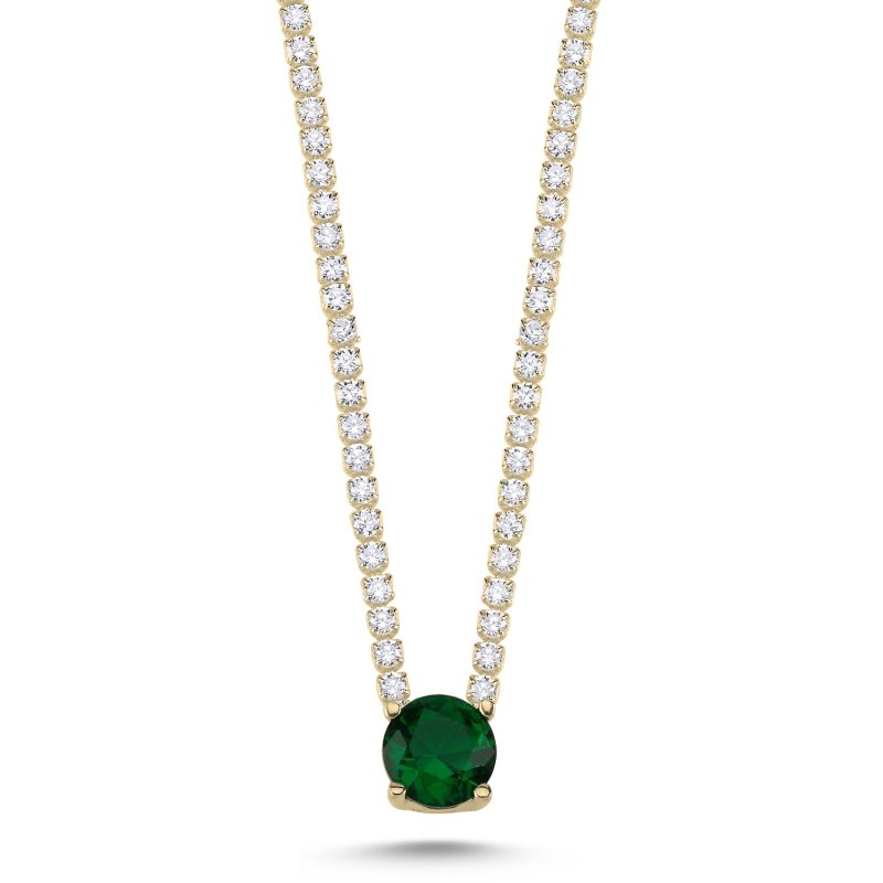 Emerald%20CZ%20Tennis%20Necklace