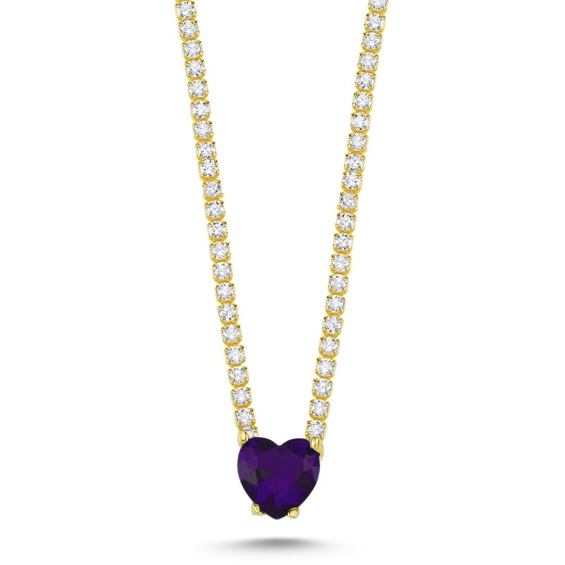 Amethyst%20CZ%20Tennis%20Necklace-Gold%20Plated