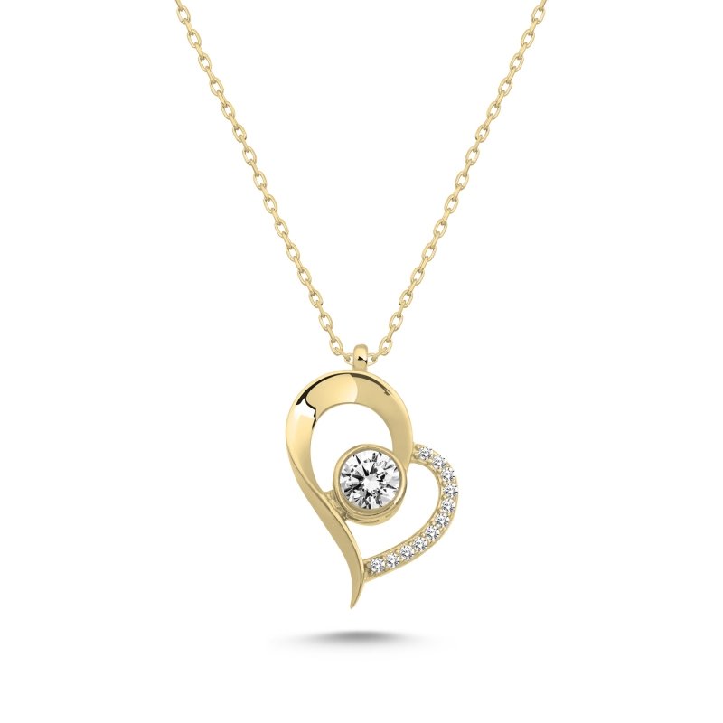 CZ%20Heart%20Necklace-Gold%20Plated