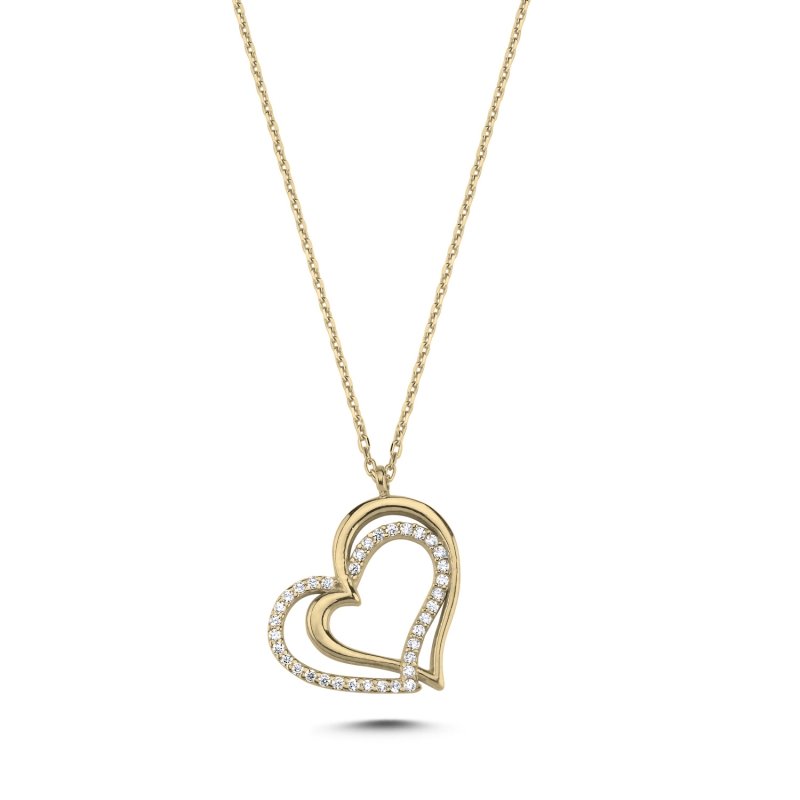 Heart%20CZ%20Necklace-Gold%20Plated