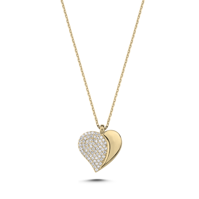 Heart%20CZ%20Necklace-Gold%20Plated