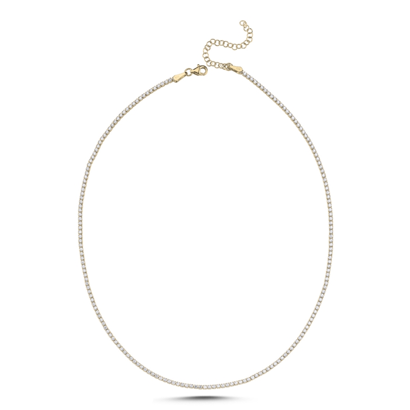 Tennis%201.75mm%20CZ%20Necklace-Gold%20Plated