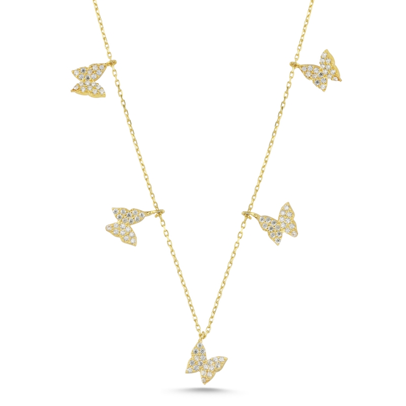 Butterfly%20CZ%20Dangle%20Charm%20Necklace-Gold%20Plated