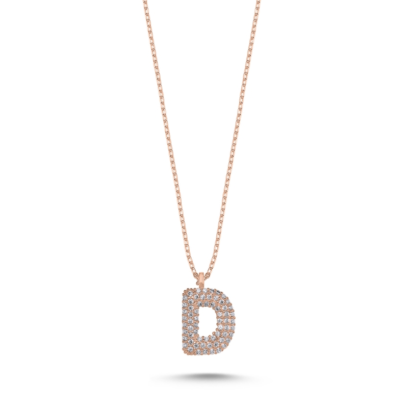 -D-%20Initial%20CZ%20Necklace-Rose%20Gold%20Plated