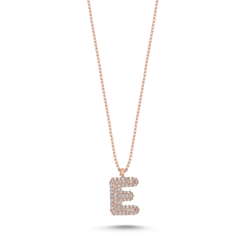 -E-%20Initial%20CZ%20Necklace-Rose%20Gold%20Plated