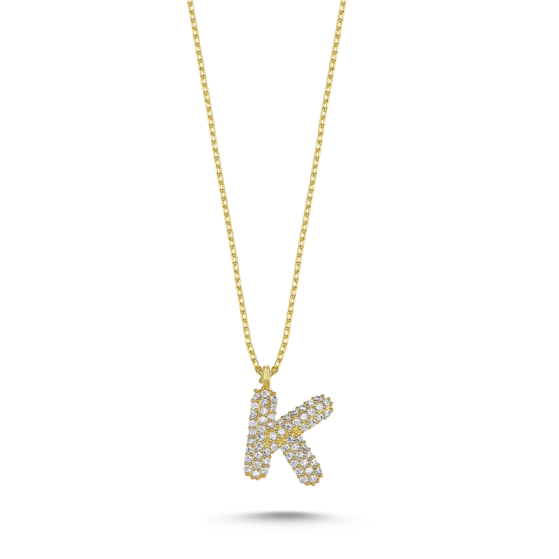 -K-%20Initial%20CZ%20Necklace-Gold%20Plated