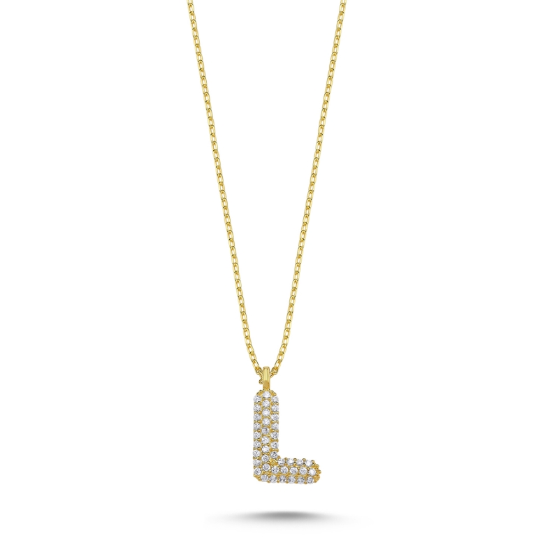 -L-%20Initial%20CZ%20Necklace-Gold%20Plated