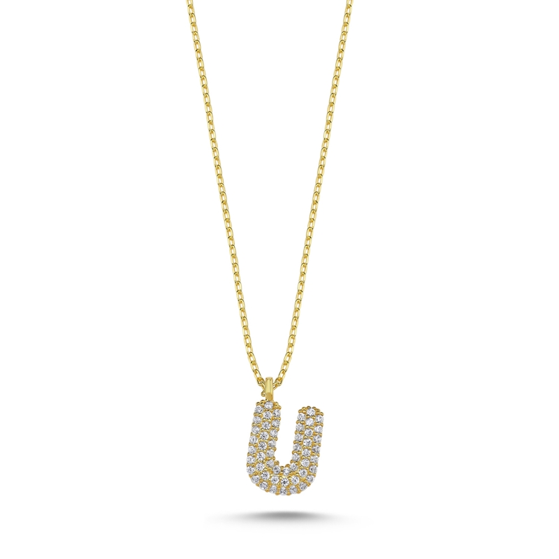 -U-%20Initial%20CZ%20Necklace-Gold%20Plated