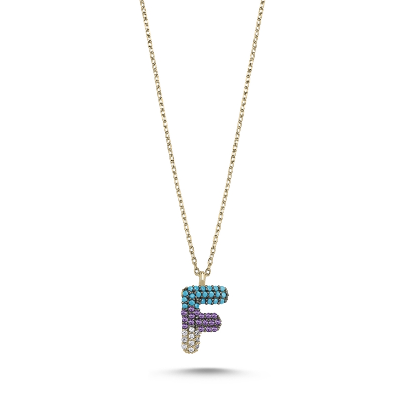 -F-%20Initial%20Colored%20CZ%20Necklace