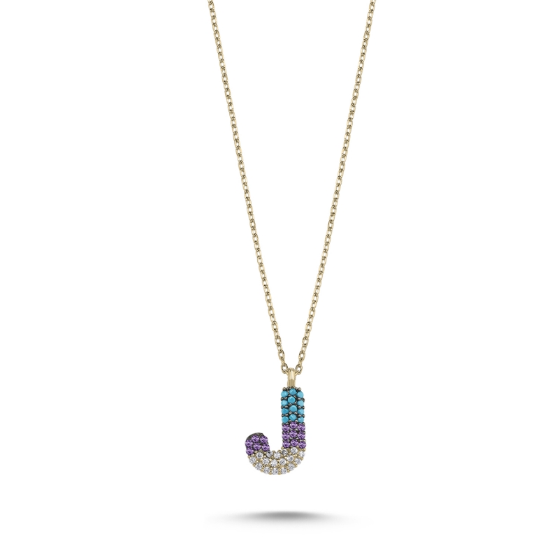 -J-%20Initial%20Colored%20CZ%20Necklace