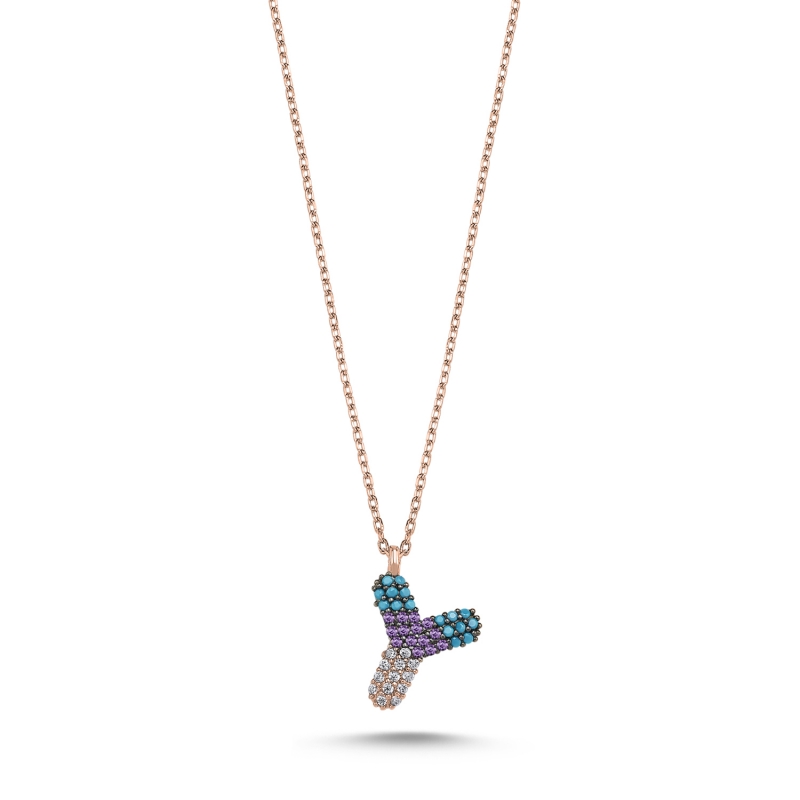 -Y-%20Initial%20Colored%20CZ%20Necklace-Rose%20Gold%20Plated