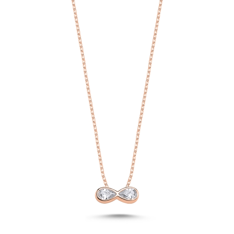 Infinity%20Drop%20CZ%20Necklace-Rose%20Gold%20Plated