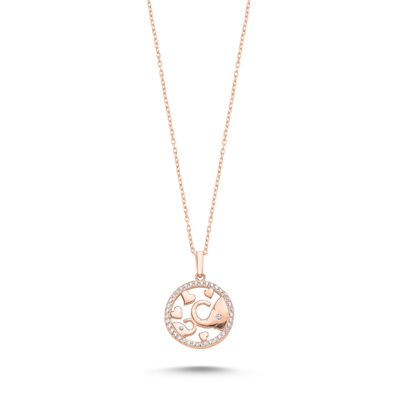 Elephant%20&%20Heart%20CZ%20Necklace-Rose%20Gold%20Plated