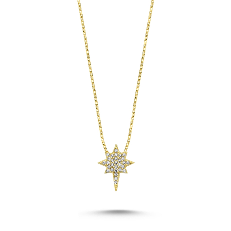 Polaris%20CZ%20Necklace-Gold%20Plated