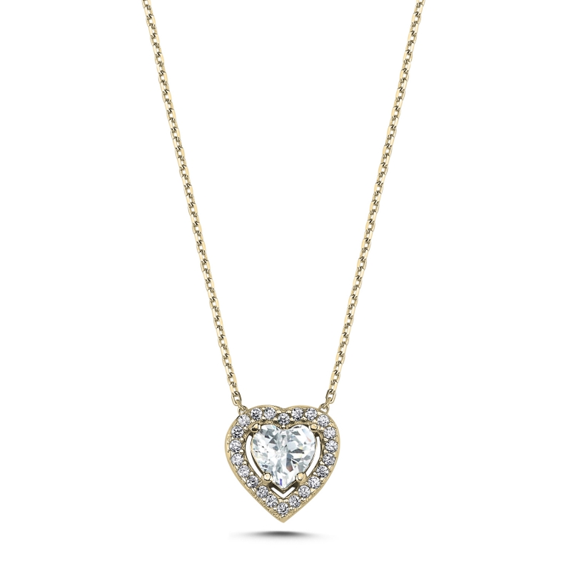 Heart%20CZ%20Solitaire%20Halo%20Necklace-Gold%20Plated