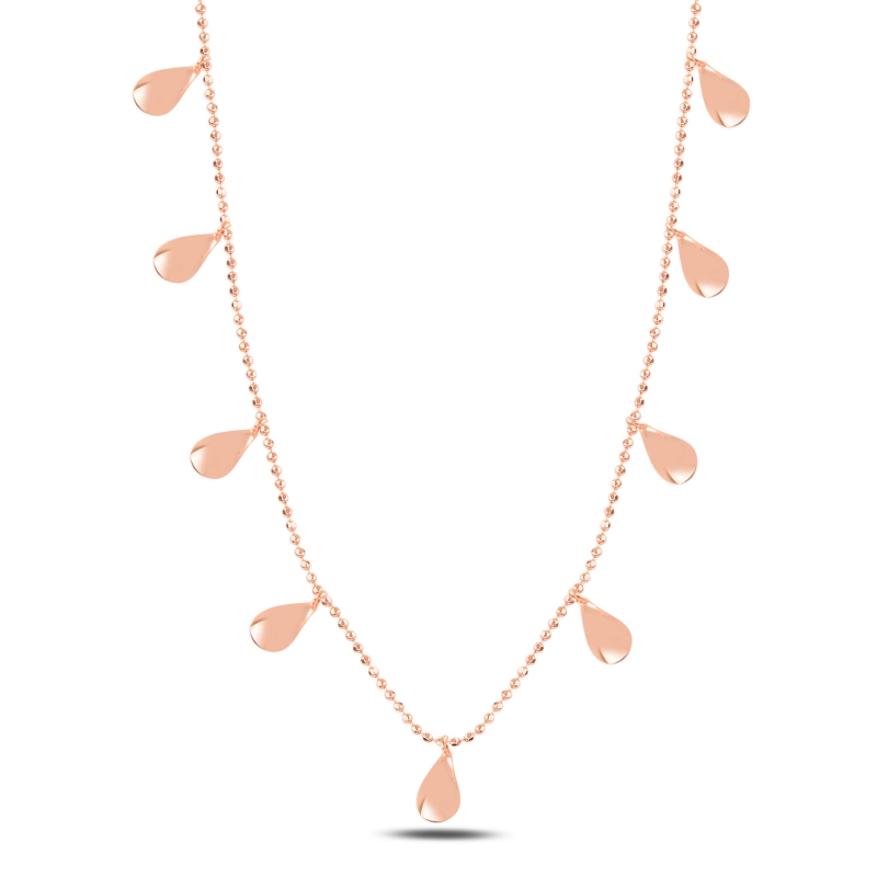 Teardrop%20Dangle%20Charm%20Necklace-Rose%20Gold%20Plated