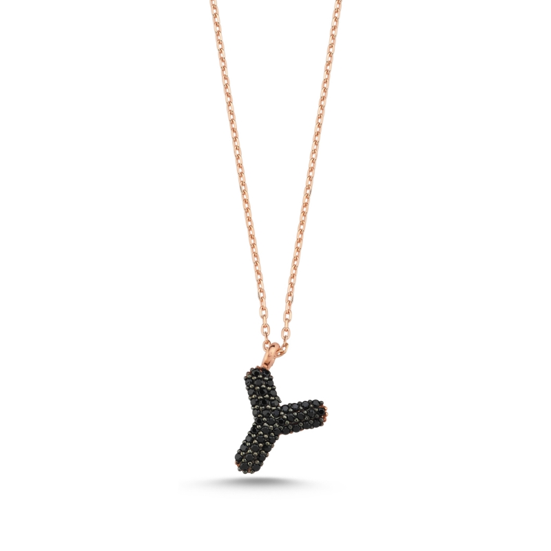 -Y-%20Initial%20Black%20CZ%20Necklace-Rose%20Gold%20Plated